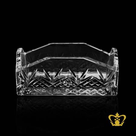Rectangular-crystal-trinket-box-handcrafted-with-stylish-leaf-cut-pattern