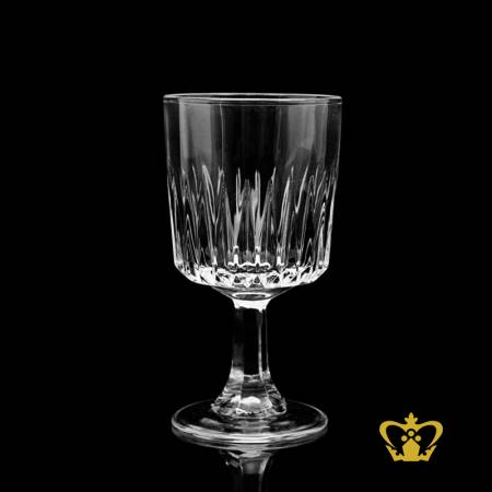 Classic-design-straight-line-hand-carved-modish-crystal-red-wine-glass