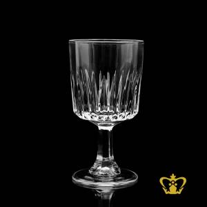 Classic-design-straight-line-hand-carved-modish-crystal-red-wine-glass