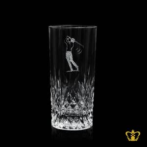 Personalized-Crystal-Tall-Glass-Engraved-with-Golfer-Customized-Text-Engraving-Logo-and-Cuts