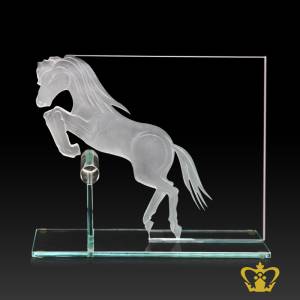 KP-HORSE-TROPHY-FLOAT-GLS-9-8X8IN