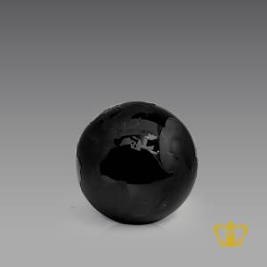 Personalized-black-crystal-globe-for-desktop-customized-with-your-name-designation-logo