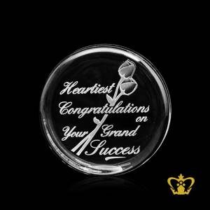 Manufactured-Crystal-Paper-Weight-with-Custom-Text-Engraving