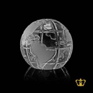 Personalized-crystal-globe-paper-weight-customized-with-your-name-designation-logo