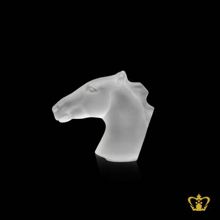 Personalized-Crystal-Frosted-Horse-Head-Replica-Customized-Logo-Text