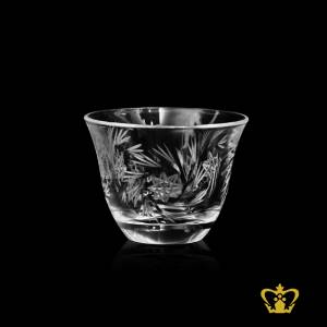 Crystal-Arabic-coffee-cawa-cups-with-handcrafted-cutting-patterns