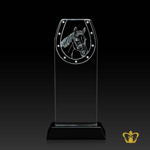 Personalized-Crystal-U-Shape-Trophy-With-Hose-Racing-And-Clear-Base-Customized-Logo-Text