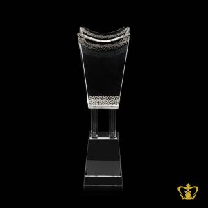 Crystal-Replica-of-Bakhoor-Corporate-UAE-National-Day-Gift-Tourist-Souvenir-12-Inch-Customized-Logo-Text-