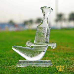 Tourist-souvenir-traditional-crystal-Khanjar-replica-corporate-gift-Customized-Logo-Text