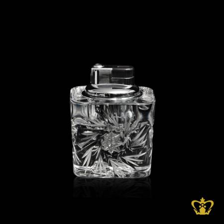 Personalized-crystal-table-lighter-for-desktop-customized-with-your-name-designation-logo-by-adding-clear-or-black-base