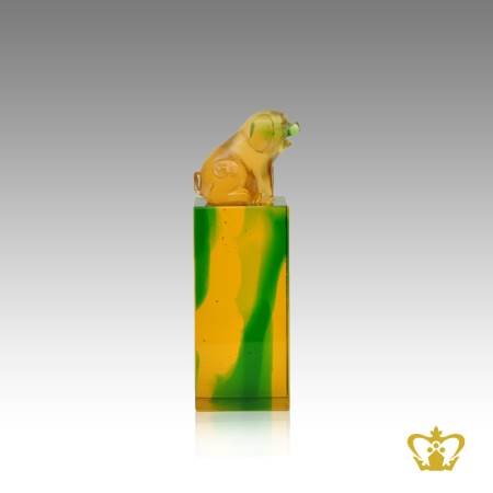 Personalize-Chinese-zodiac-sign-pig-crystal-replica