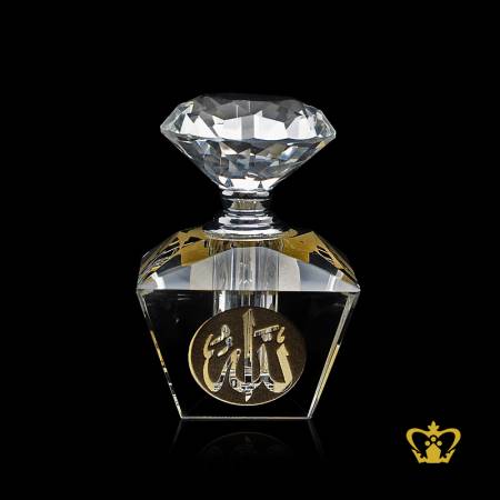 Golden-arabic-word-calligraphy-engraved-Crystal-perfume-bottle-with-Allah-Muhammed-rasul-Allah-Bismillah-The-Holy-Kaaba-Islamic-Religious-Occasions-Gift-Eid-Ramadan-Souvenir