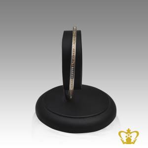 Elegant-silver-bangle-inlaid-with-crystal-diamond-lovely-gift-for-her