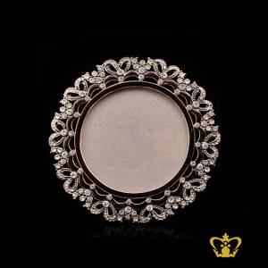 Decorative-photo-frame-embellished-with-crystal-diamond