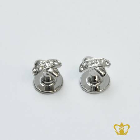 Metal-cufflink-embellished-with-crystal-diamond