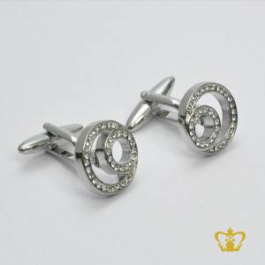 Metal-cufflink-embellished-with-crystal-diamond