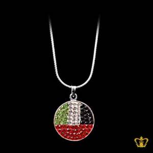 UAE-flag-pendant-with-crystal-diamond-exclusive-gift-for-national-day-occasion