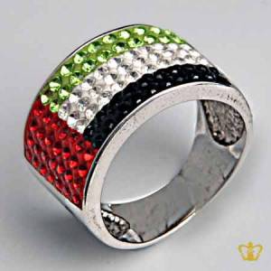 UAE-flag-ring-inlaid-with-crystal-diamond-exclusive-gift-for-national-day-occasion