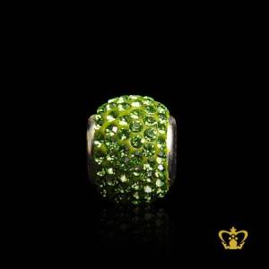 Crystal-green-bead-large-hole-for-fit-charm-bracelet-perfect-gift-for-her