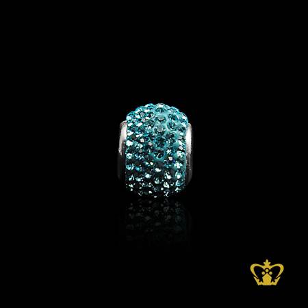 Crystal-blue-bead-large-hole-for-fit-charm-bracelet-perfect-gift-for-her
