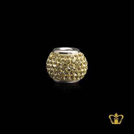 Crystal-golden-bead-large-hole-for-fit-charm-bracelet-perfect-gift-for-her