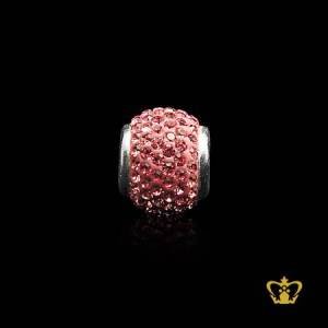 Crystal-pink-bead-large-hole-for-fit-charm-bracelet-perfect-gift-for-her