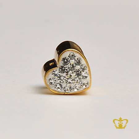 Crystal-heart-bead-golden-color-large-hole-for-fit-charm-bracelet-perfect-gift-for-her