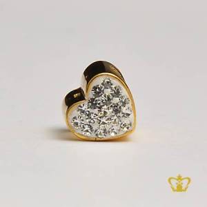 Crystal-heart-bead-golden-color-large-hole-for-fit-charm-bracelet-perfect-gift-for-her