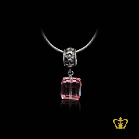 Crystal-handing-bead-pink-color-for-fit-charm-bracelet-perfect-gift-for-her