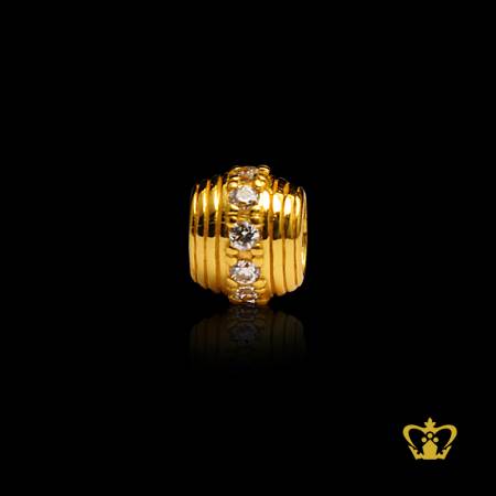 Golden-bead-large-hole-embellish-with-crystal-diamond-for-fit-charm-bracelet-perfect-gift-for-her