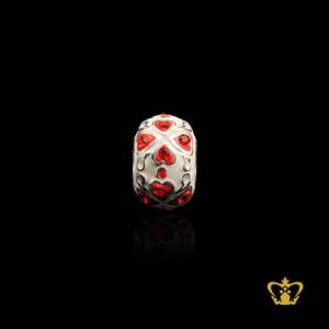 Red-heart-design-bead-large-hole-for-fit-charm-bracelet-perfect-gift-for-her