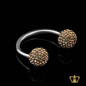 Key-holder-embellished-with-yellow-crystal-diamond