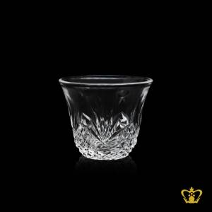 Arabic-coffee-crystal-cawa-cup-with-stylish-leaf-cut-carved-pattern