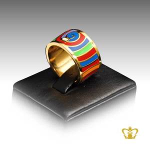 Golden-ring-with-assorted-colors-exquisite-jewelry-gift-for-her