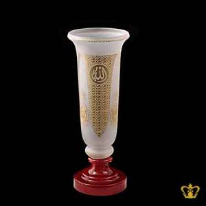 Decorative-Crystal-Vase-Hand-Crafted-With-Golden-Arabic-Al-Asma-Ul-Husna-engraved-Islamic-Religious-Occasions-Souvenir-Eid-Ramadan-Gift