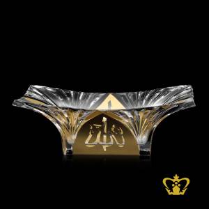 Modish-Rectangular-rippling-crystal-bowl-with-golden-Arabic-word-calligraphy-Allah-engraved-Religious-occasions-Islamic-Ramadan-Eid-souvenir