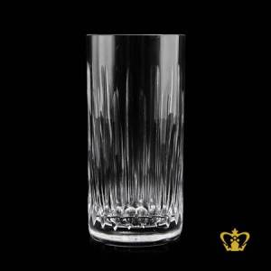 Classic-design-straight-line-hand-carved-modish-crystal-highball-glass