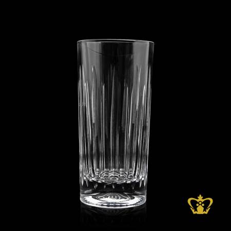 Classic-design-straight-line-hand-carved-modish-crystal-highball-glass