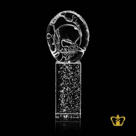 Handcrafted-Abstract-Oval-Shape-Crystal-Trophy-Customized-Logo-Text-