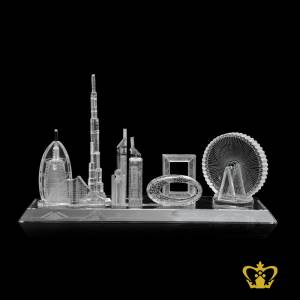 Skyline-of-Dubai-famous-landmark-crystal-replica-gift-tourist-souvenir