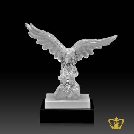 BLG-MOULD-FALCON-REPLICA-11IN-SILVER-CLEAR