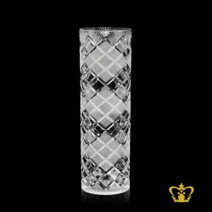 M-W-FLOWER-VASE-34-5CM-DIAMOND-PATTI