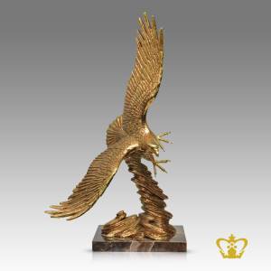ANG-FLYING-EAGLE-GOLDEN-W-M-BASE-25IN