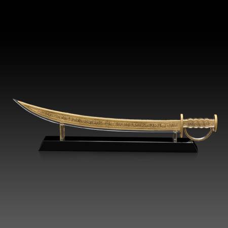CG-SWORD-21IN-DAGGER-AYATUL-KURSI-GOLD-W-BASE