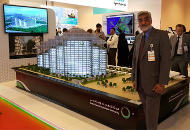 3D Laser Masterpiece of H.H. Sheikh Mohammed at WETEX 2016
