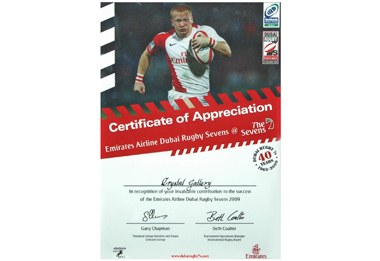 Certificate of Appreciation