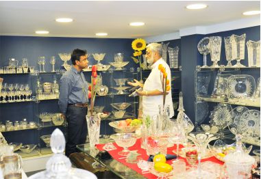 Indian Consul General H.E Mr. Anurag Bhushan Visits Crystal Gallery