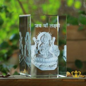 Goddess-Laxmi-3D-Laser-engraved-crystal-cube-spiritual-Hindu-god-Holy-Gift-Indian-Festival-Diwali-celebration-souvenir