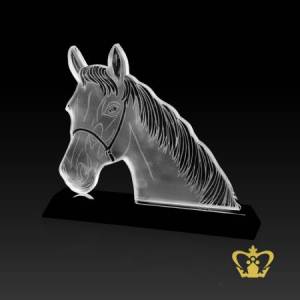 Personalized-Crystal-Horse-Head-Cutout-Trophy-With-Black-Base-Customized-Logo-Text