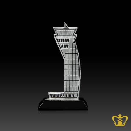 Crystal-cutout-of-Baharain-airport-tower-gift-tourist-souvenir